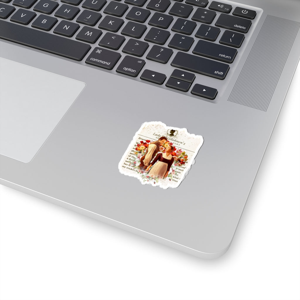 Benedict Bridgerton & Sophie Baek Maid Lady Whistledown Society Papers Netflix Sticker