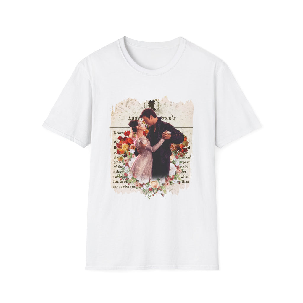 Benedict Bridgerton & The Lady In Silver Lady Whistledown Society Papers Netflix T-Shirt