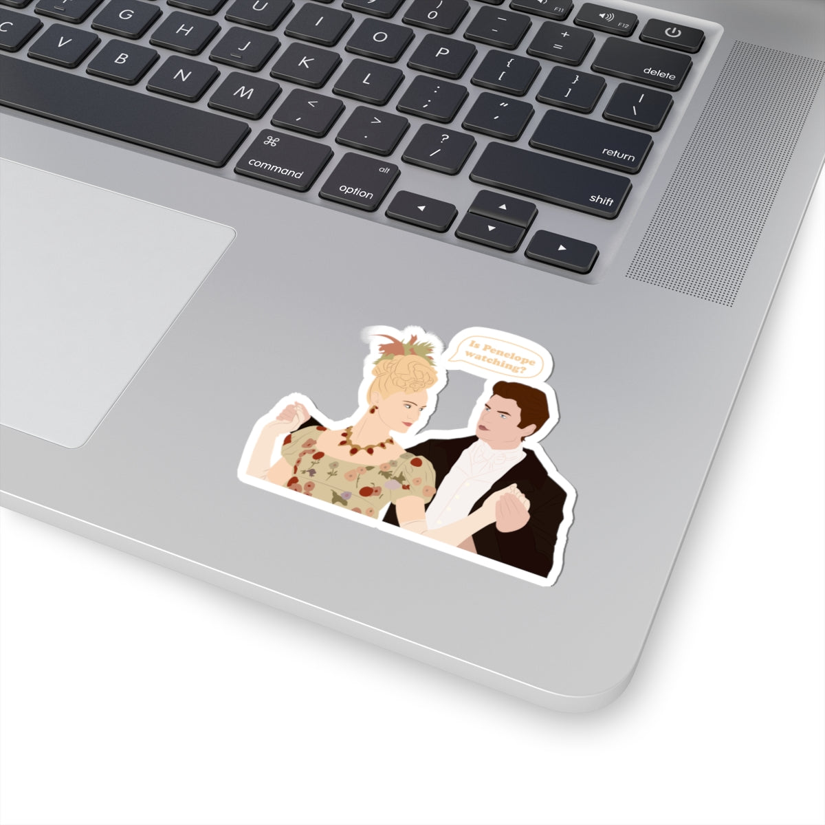 Is Penelope Looking? Cressida Cowper & Colin Bridgerton Netflix Sticker