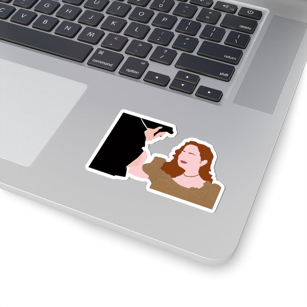 Colin & Pen Hand Kiss Bridgerton Netflix Sticker