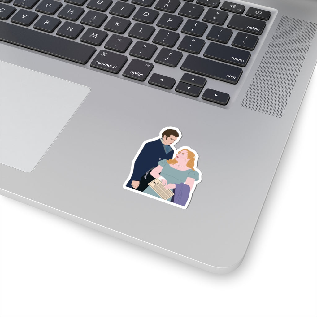 Colin Bridgerton & Penelope Featherington Polin Netlfix Sticker