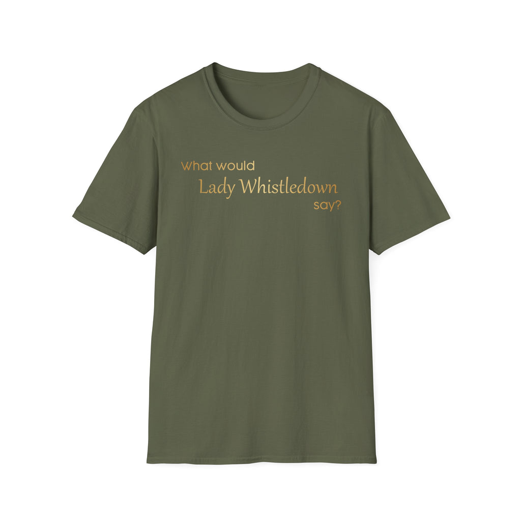 What Would Lady Whistledown Say? Bridgerton Netflix T-Shirt