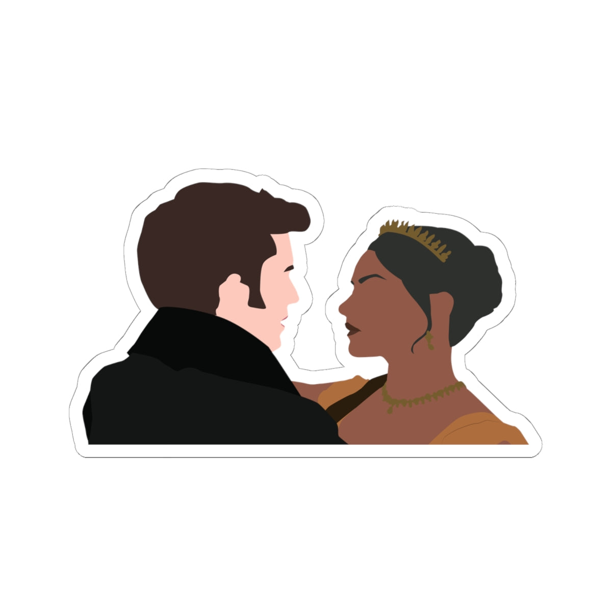 Kate Sharma & Anthony Bridgeton Ball Dance Bridgerton Netflix Sticker