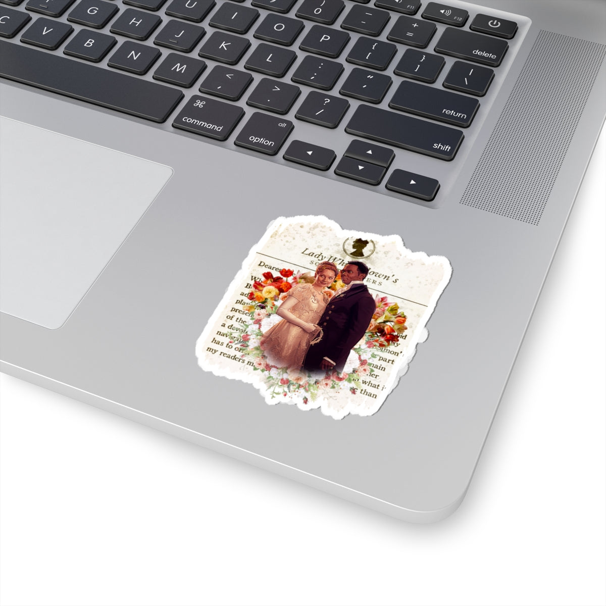 John Stirling & Francesca Bridgerton Stirling Lady Whistledown Society Papers Netflix Sticker