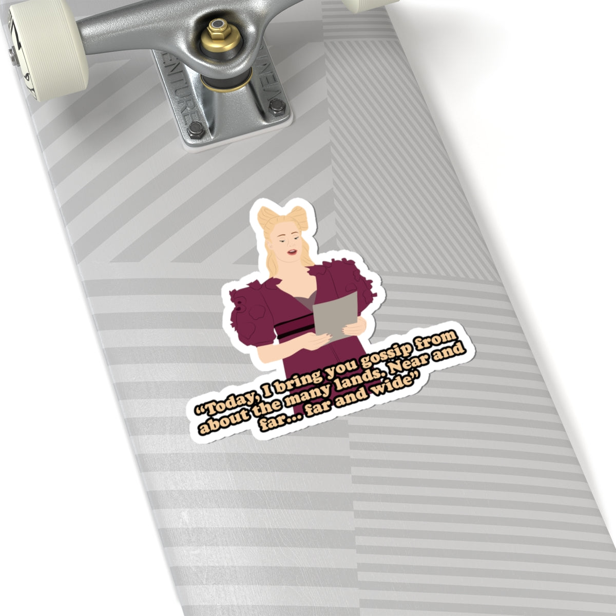 Today I Bring You Gossip From About The Many Lands Cressida Cowper Bridgerton Netflix Sticker