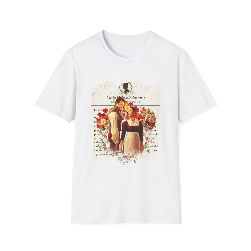 Benedict Bridgerton & Sophie Baek Maid Lady Whistledown Society Papers Netflix T-Shirt