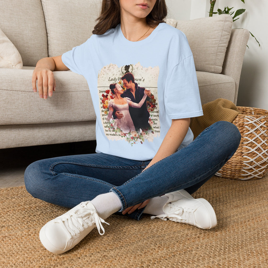Benedict Bridgerton & Sophie Baek Lady In Silver Lady Whistledown Society Papers Netflix T-Shirt
