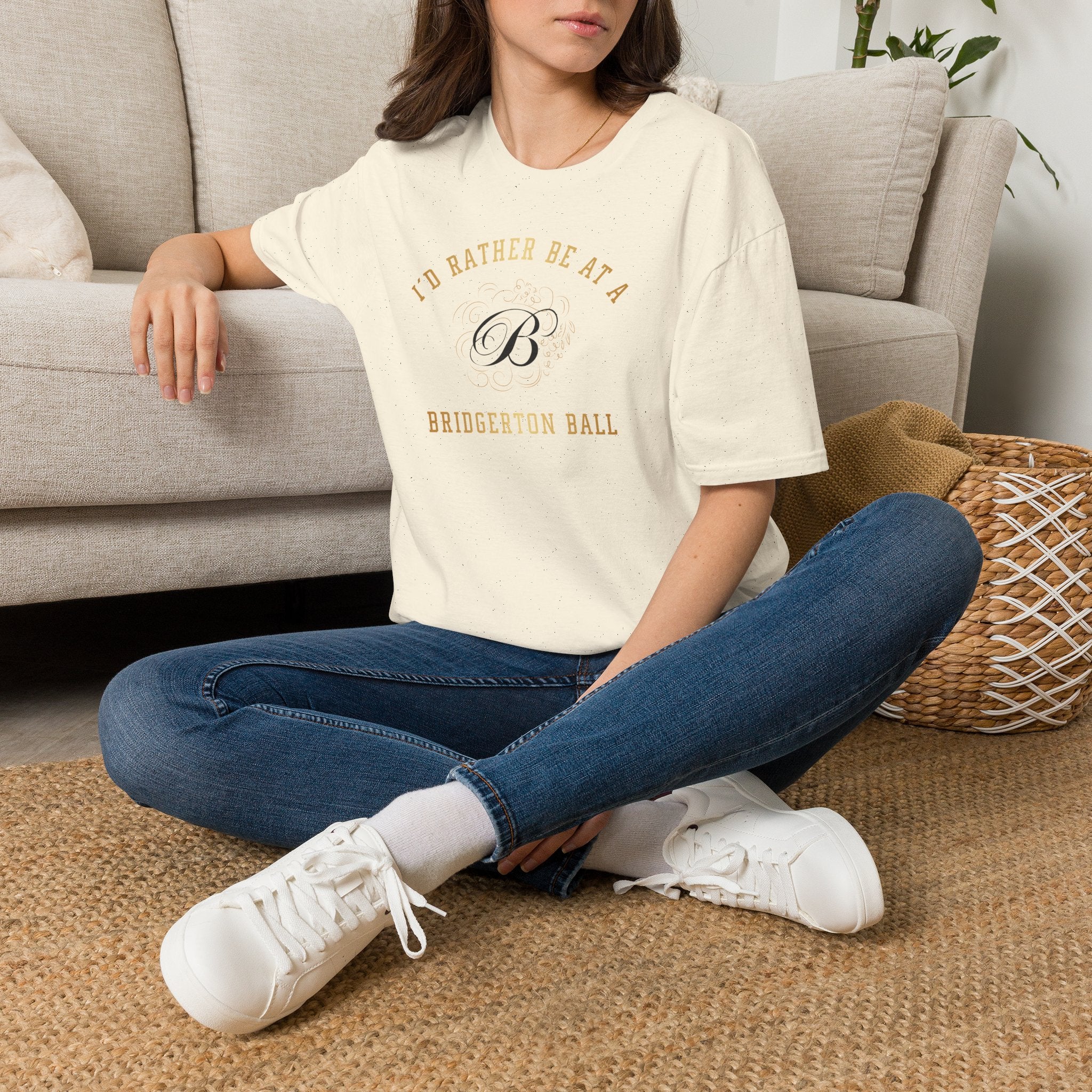 I'd Rather Be At A Brigderton Ball Gold Netflix T-Shirt