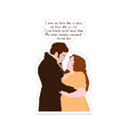 I Have Not Been Able To Sleep Colin & Penelope Bridgerton Netflix Sticker