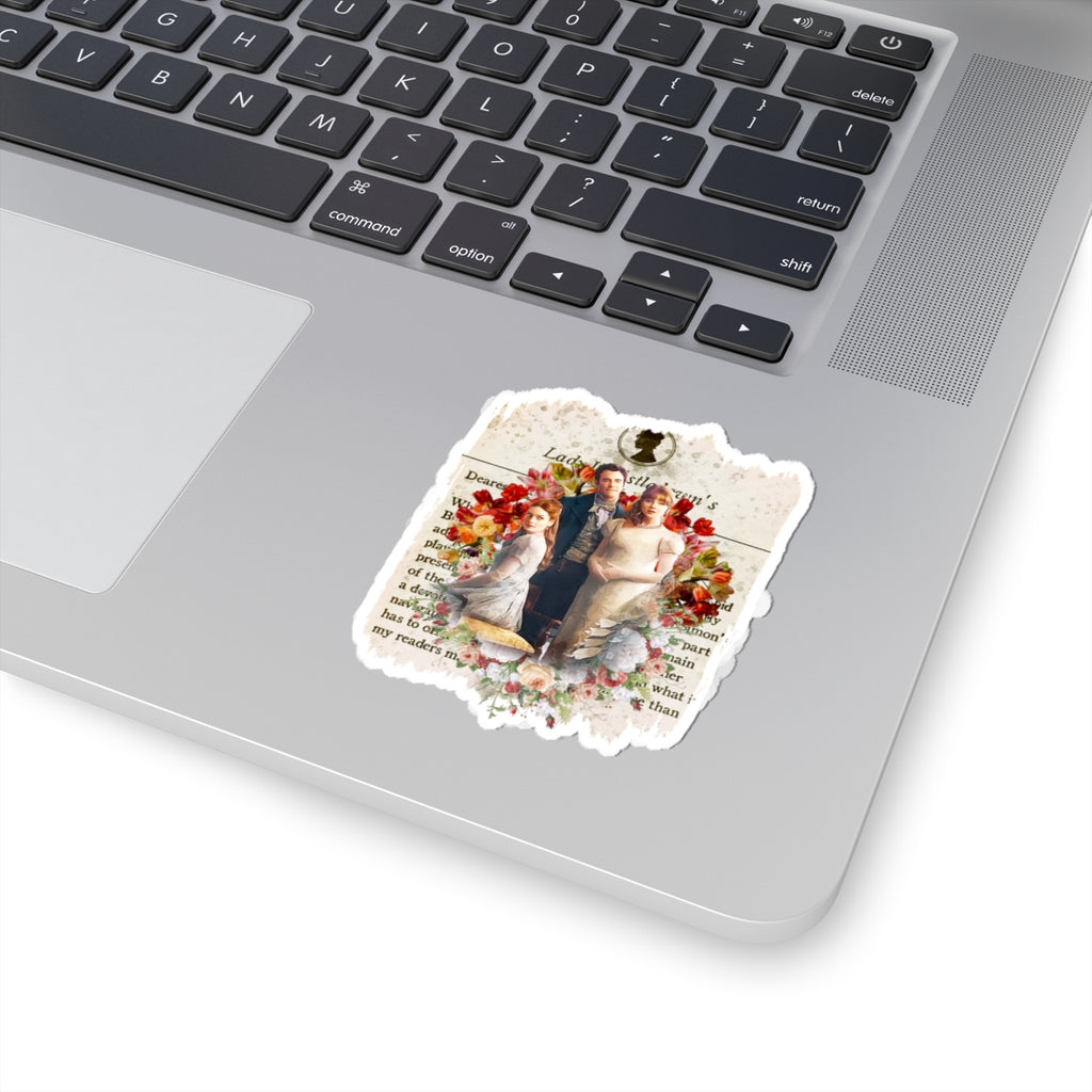 Benedict, Eloise & Francesca Lady Whistledown Society Papers Netflix Sticker