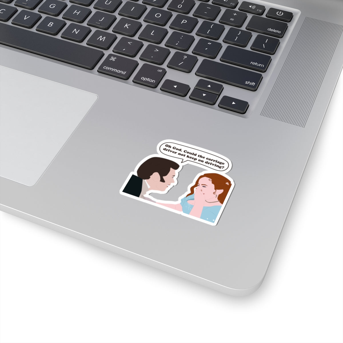 Oh God. Could The Carriage Driver Not Keep On Driving? Colin & Penelope Bridgerton Netflix Sticker