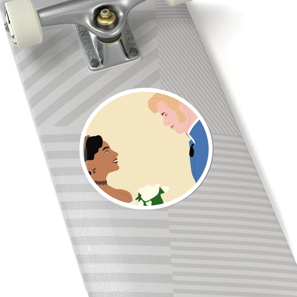 Edwina Sharma and Prince Friedrich Bridgerton Netflix Sticker