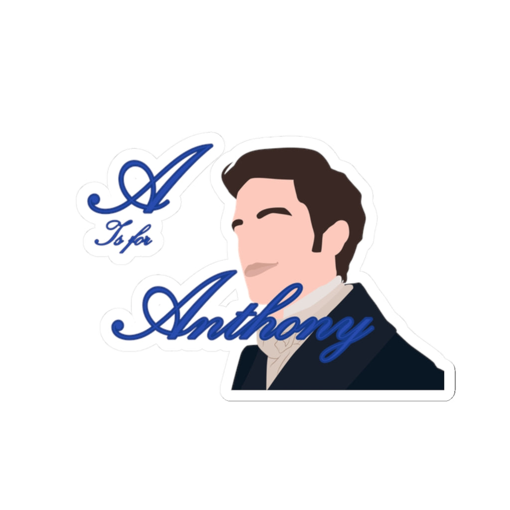 A Is For Anthony Bridgerton Netflix Sticker