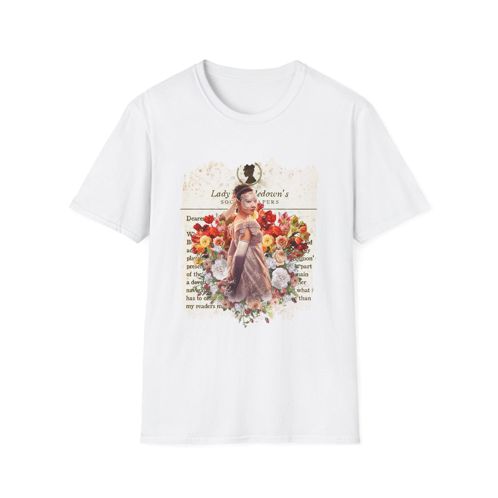 Sophie Baek Lady In Silver Masquerade Ball Lady Whistledown Society Papers Netflix T-Shirt