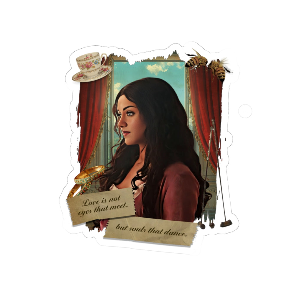 Love Is Not Eyes That Meet Kate Sharma Bridgerton Portrait Netflix Sticker