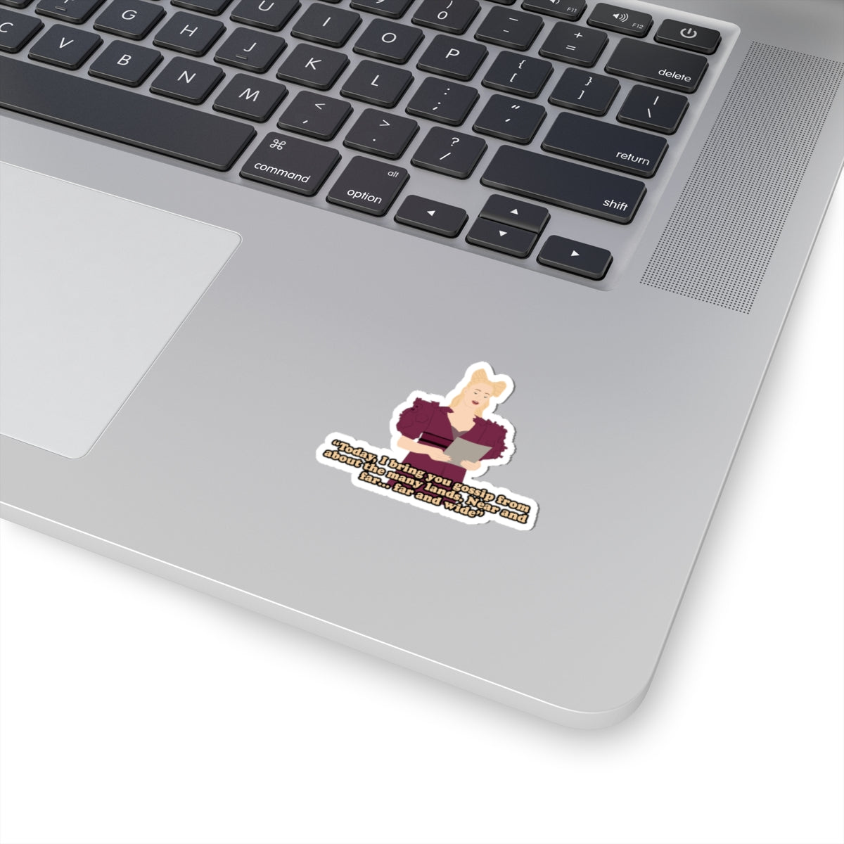 Today I Bring You Gossip From About The Many Lands Cressida Cowper Bridgerton Netflix Sticker