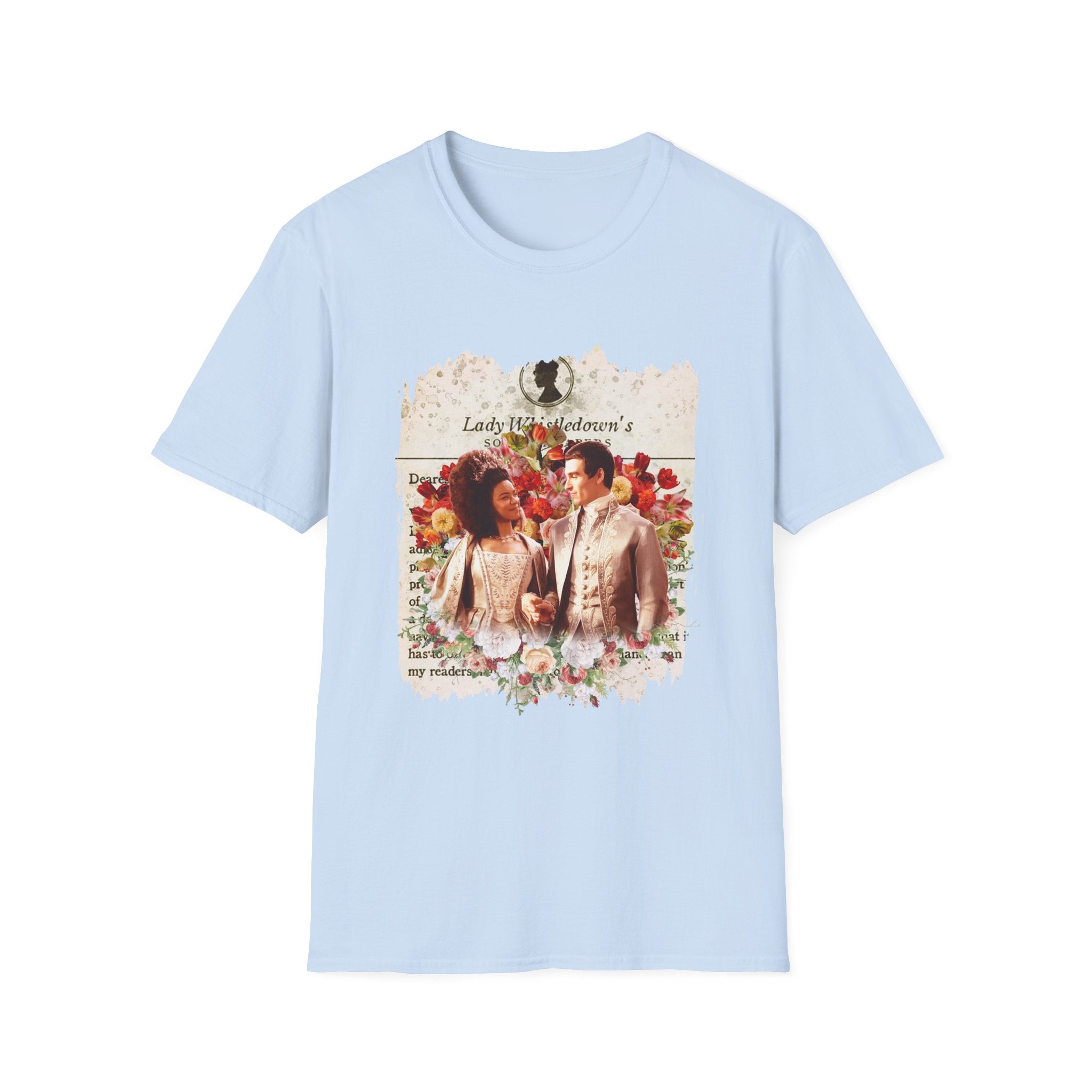 Young Queen Charlotte & King George Lady Whistledown Society Papers Netflix T-Shirt