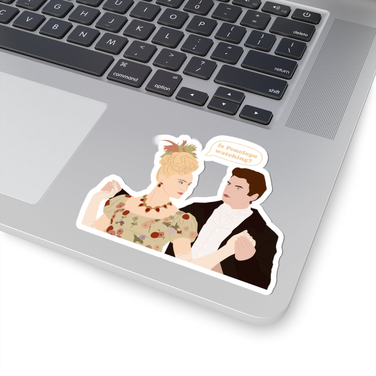 Is Penelope Looking? Cressida Cowper & Colin Bridgerton Netflix Sticker