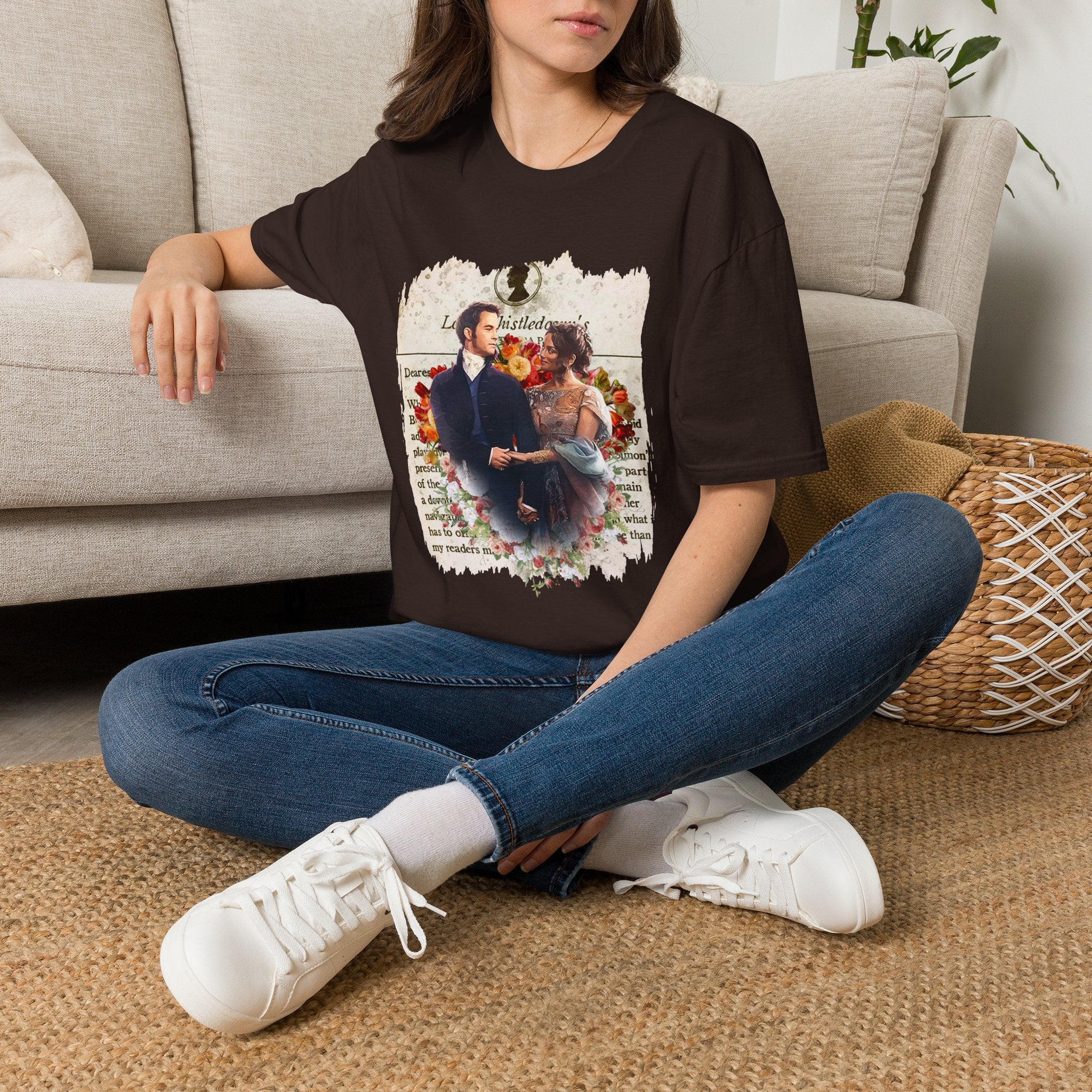 Anthony Bridgerton & Kate Bridgerton Lady Whistledown Society Papers Netflix T-Shirt