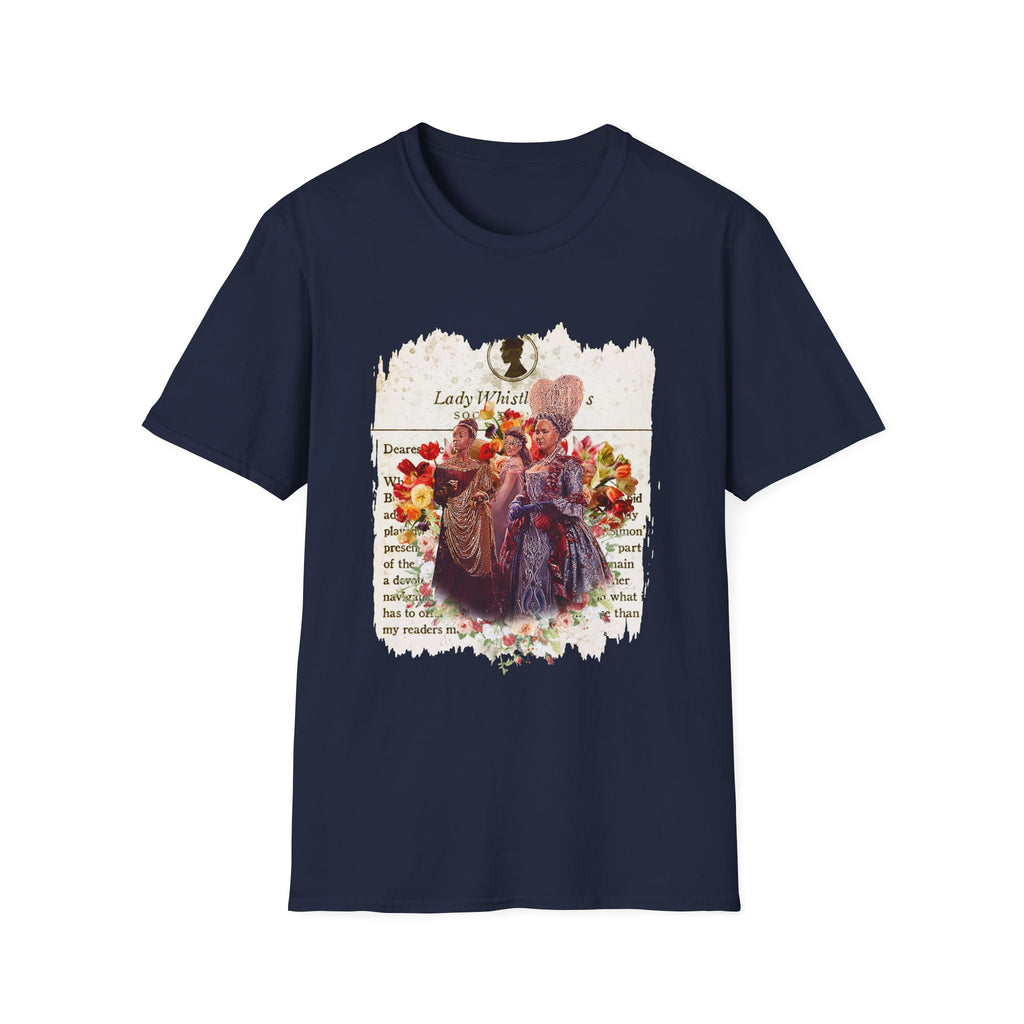 Queen Charlotte, Lady Danbury & Violet Bridgerton Masquerade Ball Lady Whistledown Society Papers Netflix T-Shirt