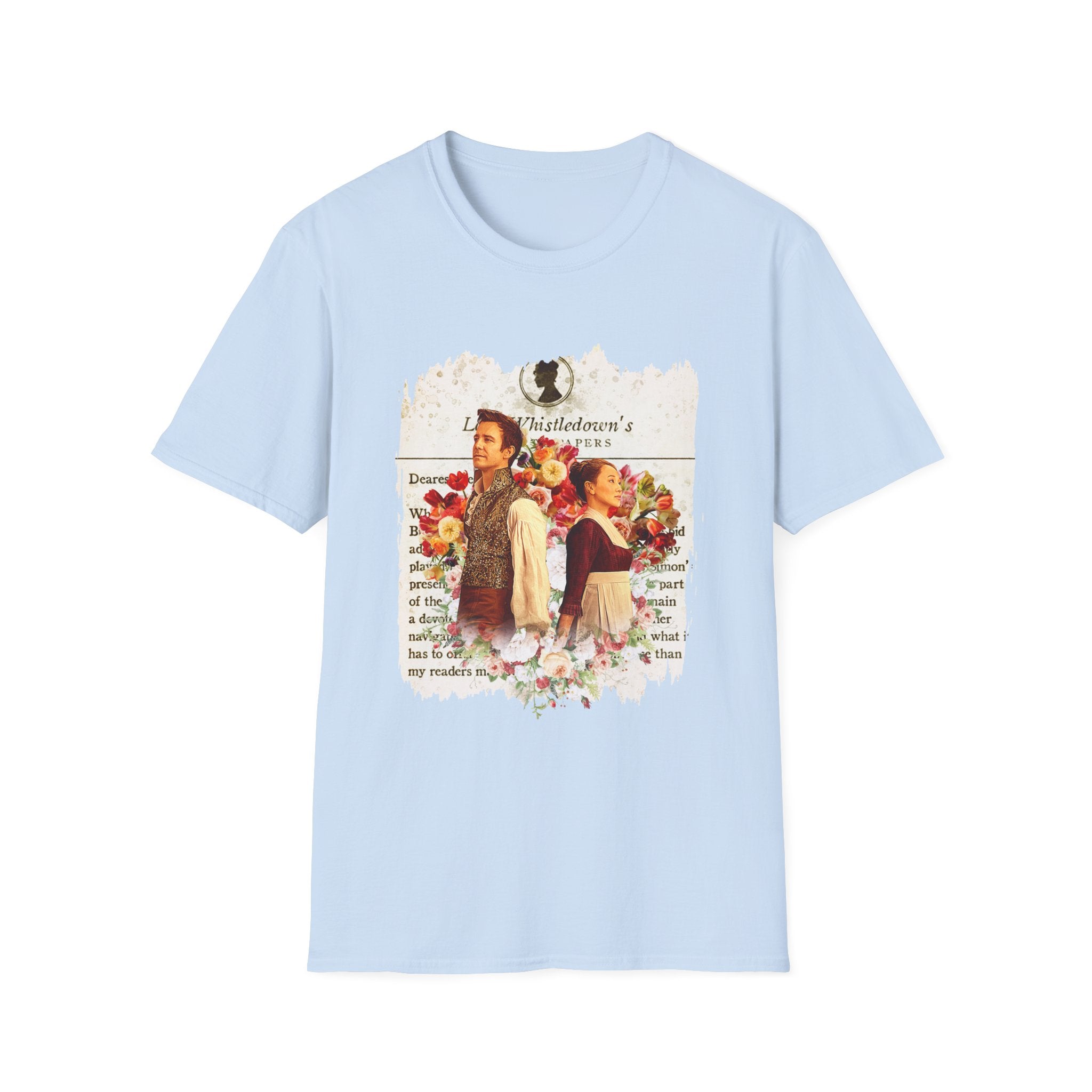 Benedict Bridgerton & Sophie Baek Back To Back Lady Whistledown Society Papers Netflix T-Shirt