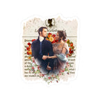 Anthony Bridgerton & Kate Bridgerton Lady Whistledown Society Papers Netflix Sticker