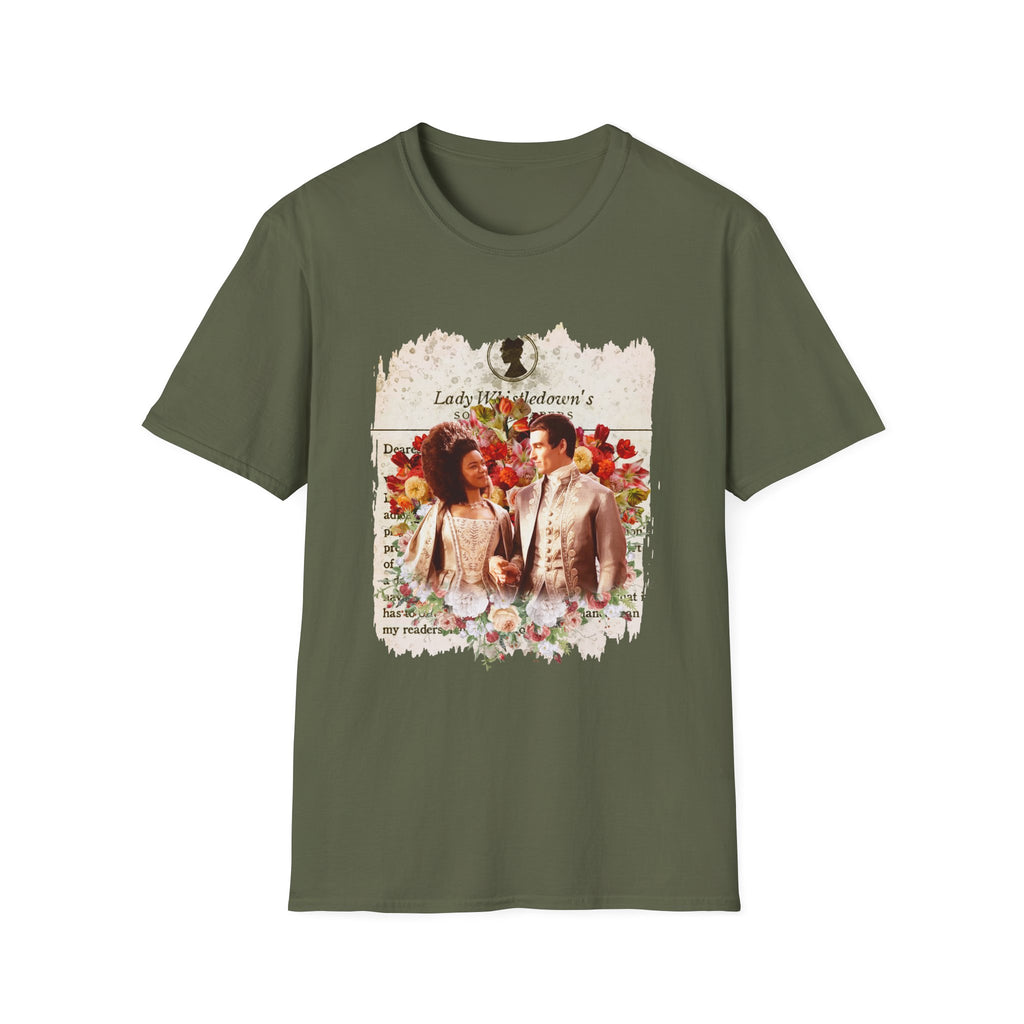 Young Queen Charlotte & King George Lady Whistledown Society Papers Netflix T-Shirt