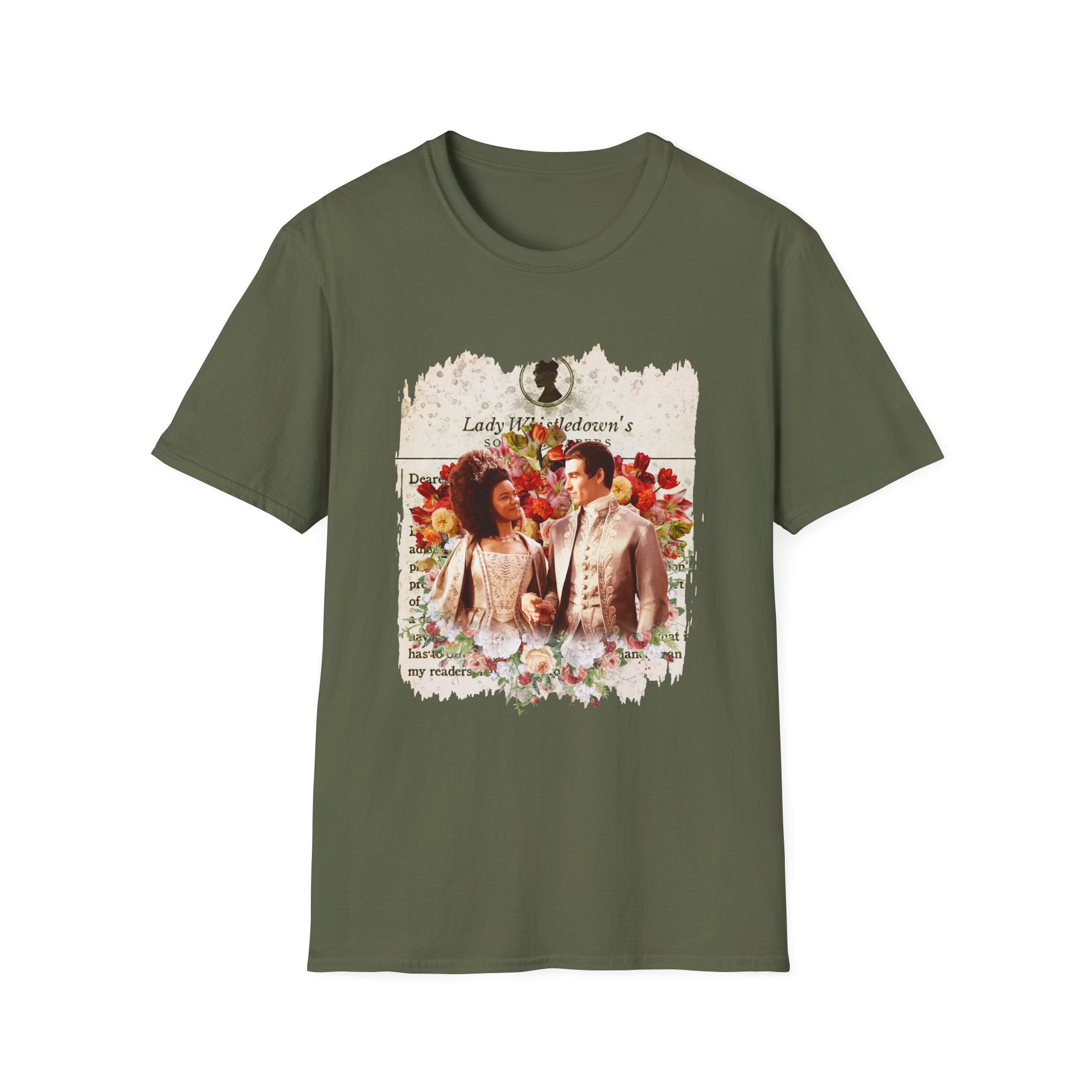 Young Queen Charlotte & King George Lady Whistledown Society Papers Netflix T-Shirt