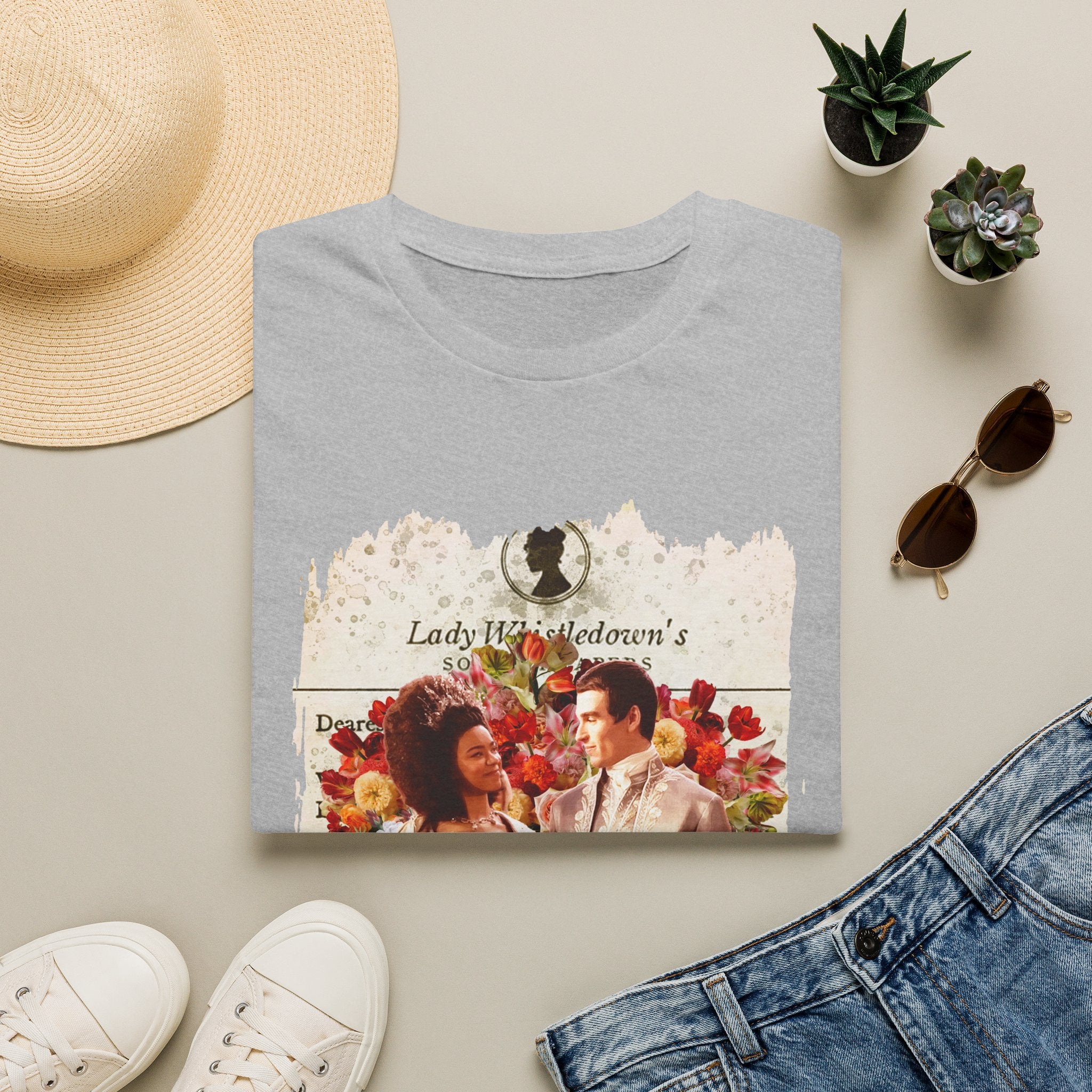 Young Queen Charlotte & King George Lady Whistledown Society Papers Netflix T-Shirt