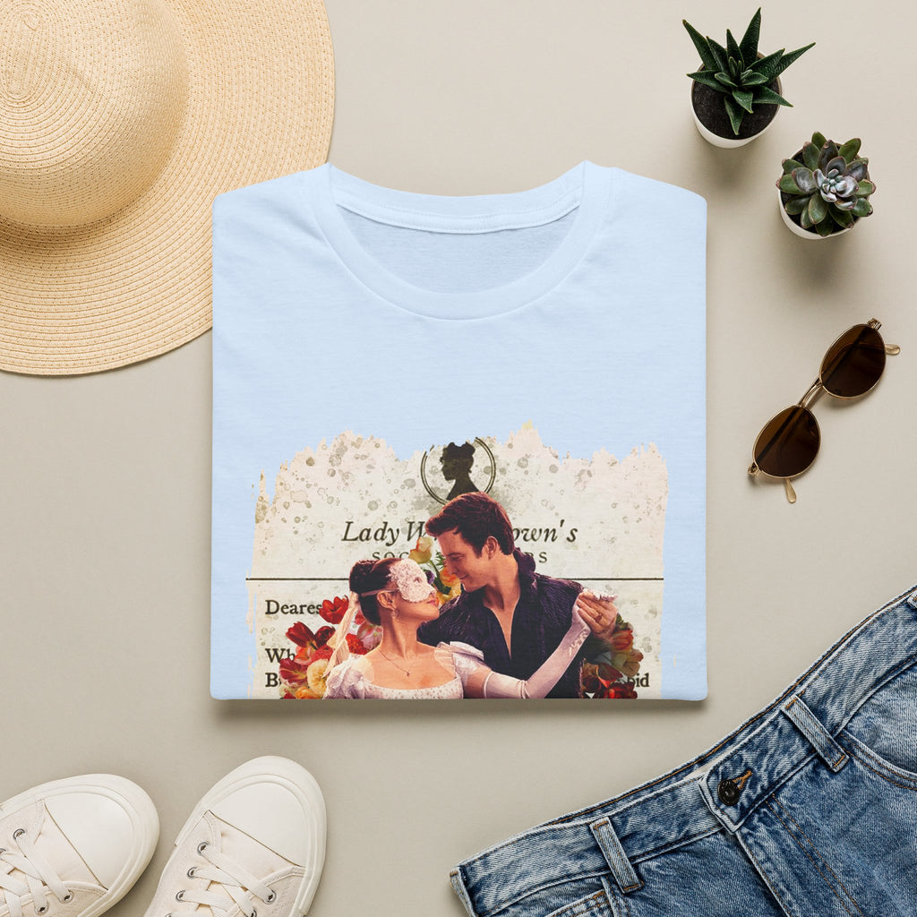 Benedict Bridgerton & Sophie Baek Lady In Silver Lady Whistledown Society Papers Netflix T-Shirt