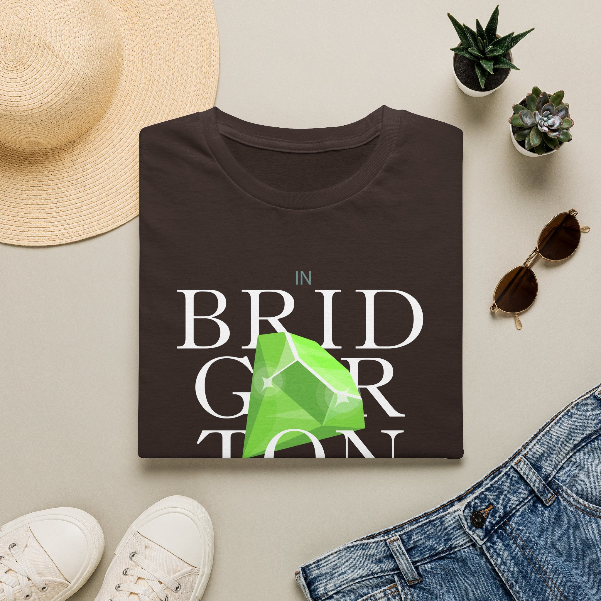 In Bridgerton We Trust Emerald Netflix T-Shirt