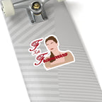 F Is For Francesca Bridgeton Netflix Sticker