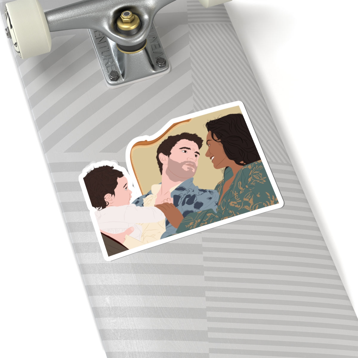 Anthony, Kate & Edmund Bridgerton Bed Netflix Sticker