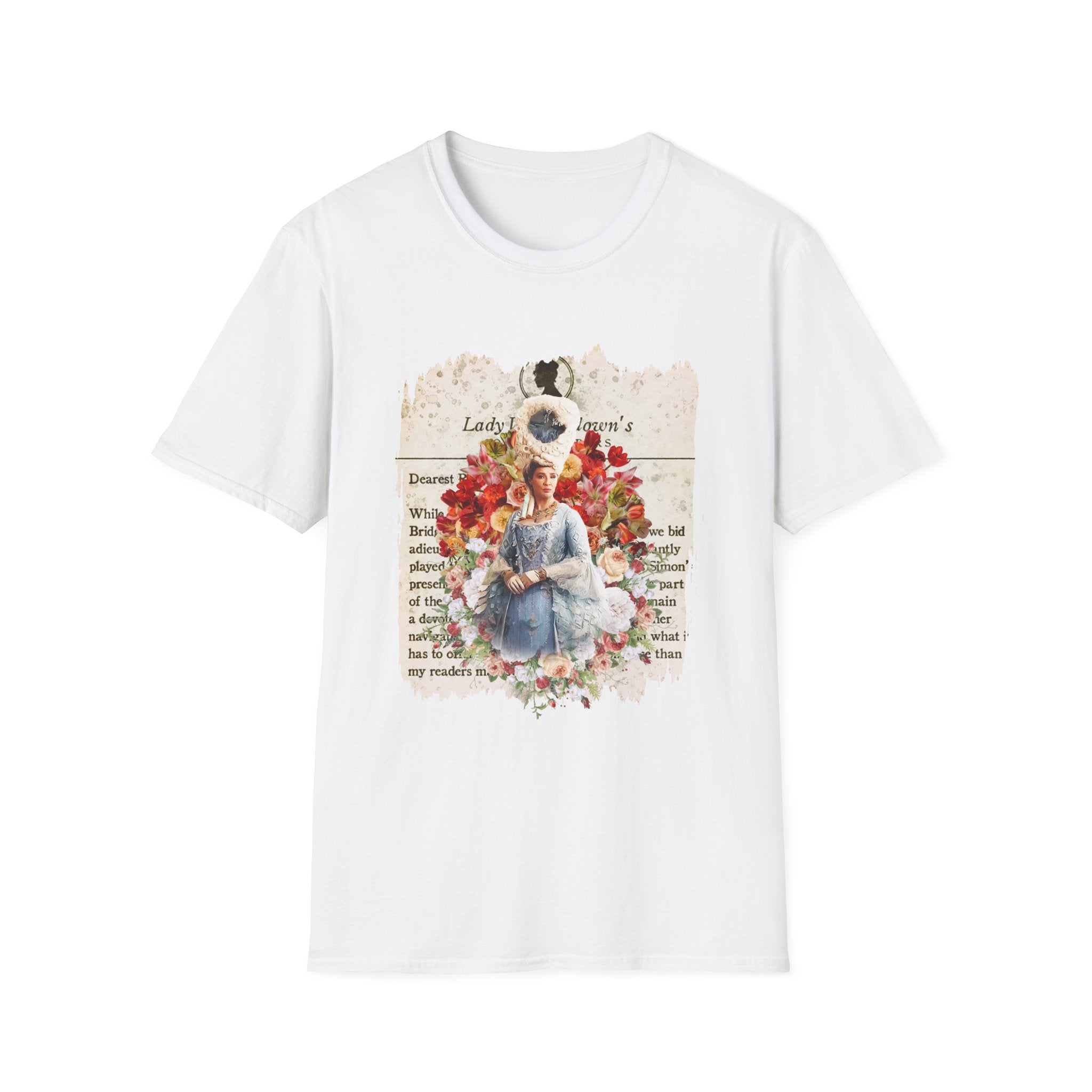 Queen Charlotte Lady Whistledown Society Papers Bridgerton Netflix T-Shirt