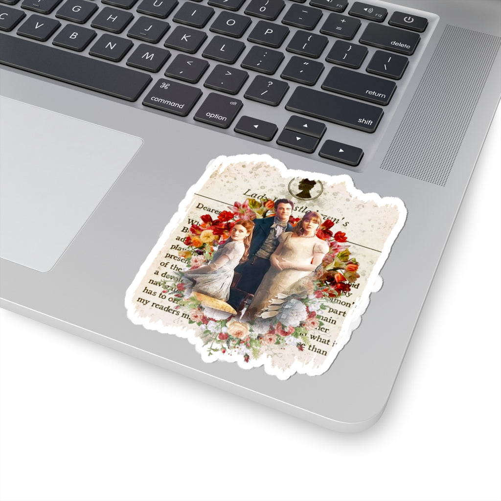 Benedict, Eloise & Francesca Lady Whistledown Society Papers Netflix Sticker