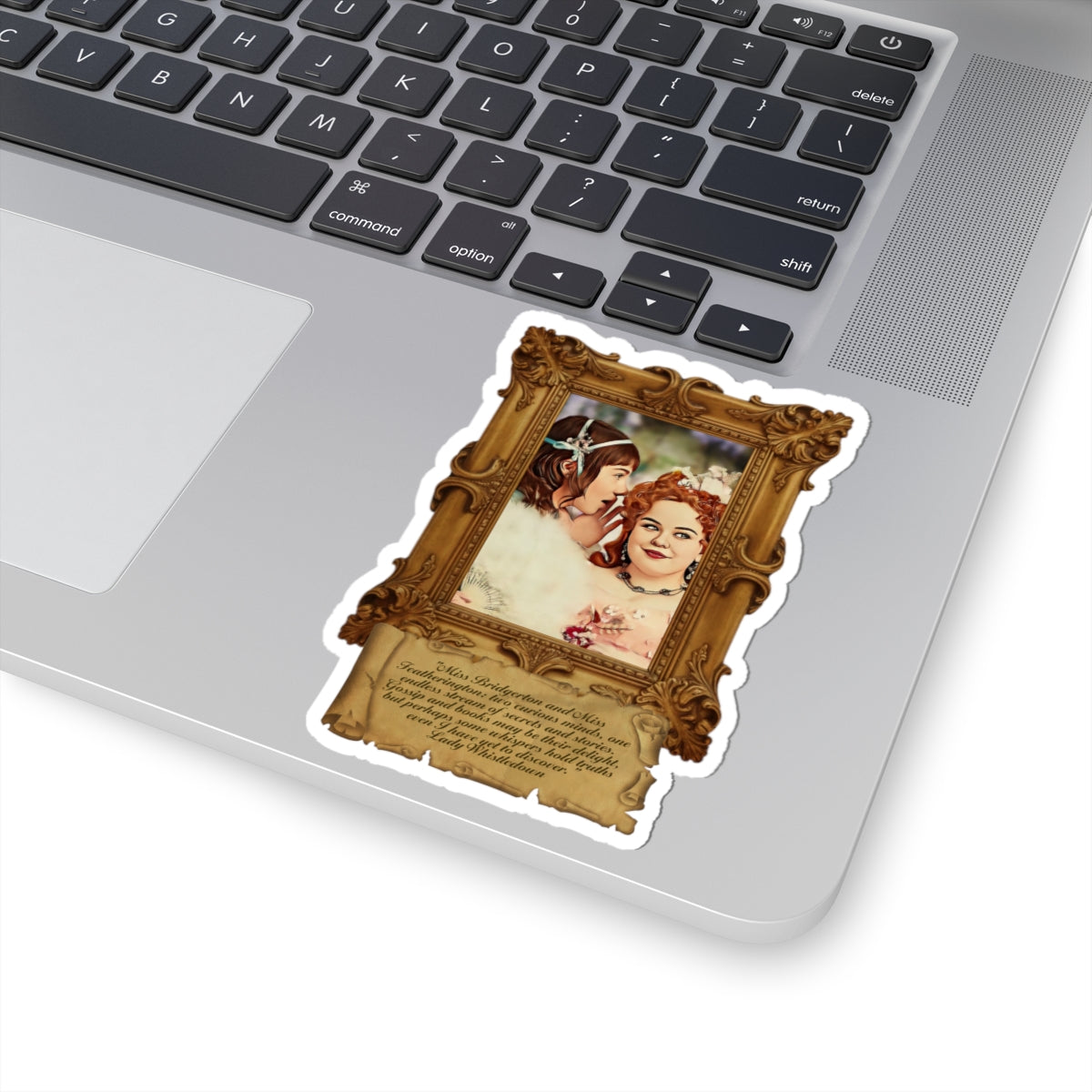 Penelope and Eloise Gossip Portrait Bridgerton Netflix Sticker