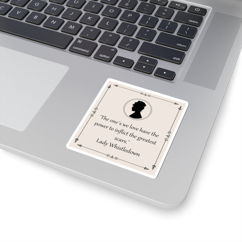 The One's We Love Have The Power Lady Whistledown Bridgerton Netflix Sticker