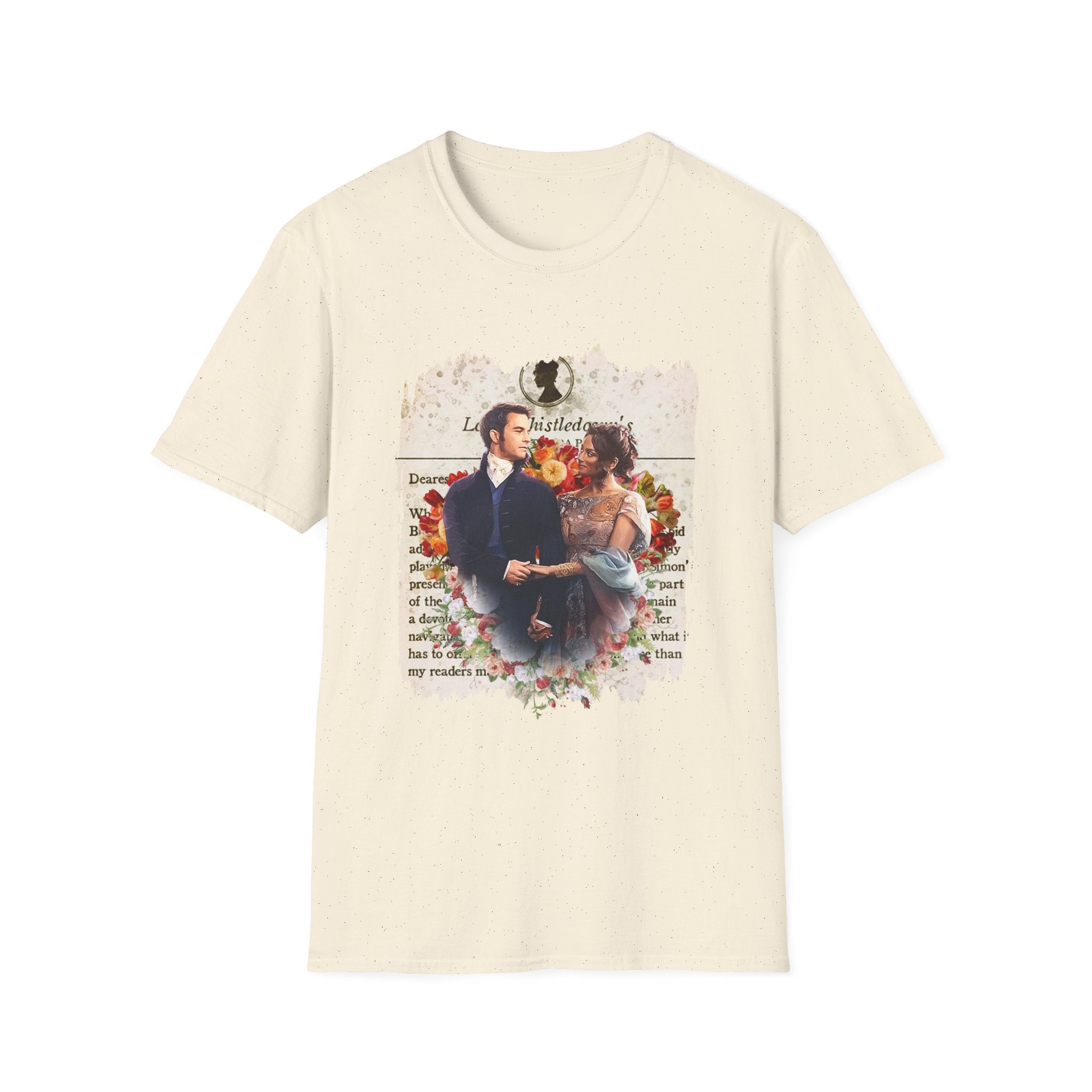 Anthony Bridgerton & Kate Bridgerton Lady Whistledown Society Papers Netflix T-Shirt