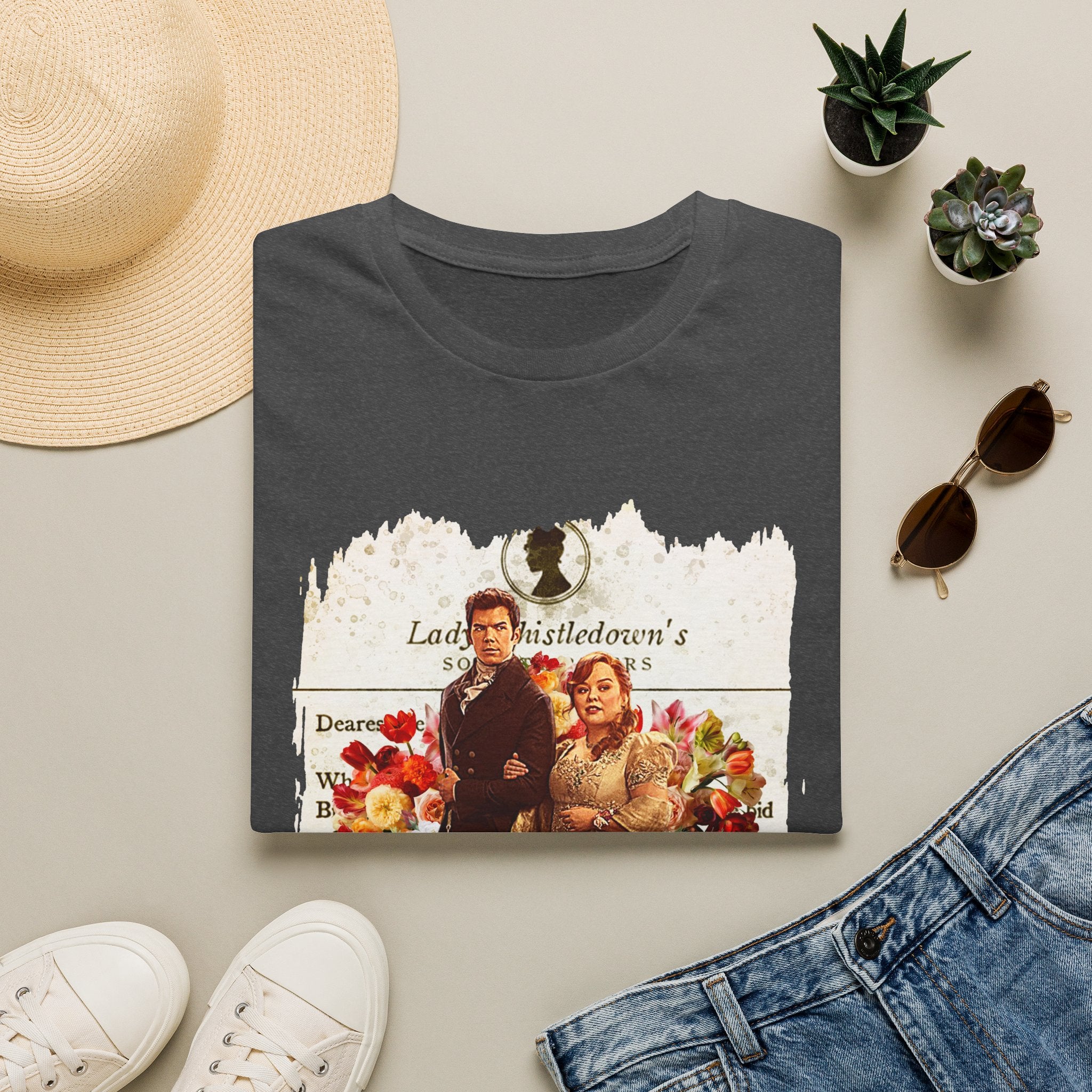 Colin Bridgerton & Penelope Bridgerton Lady Whistledown Society Papers Netflix T-Shirt