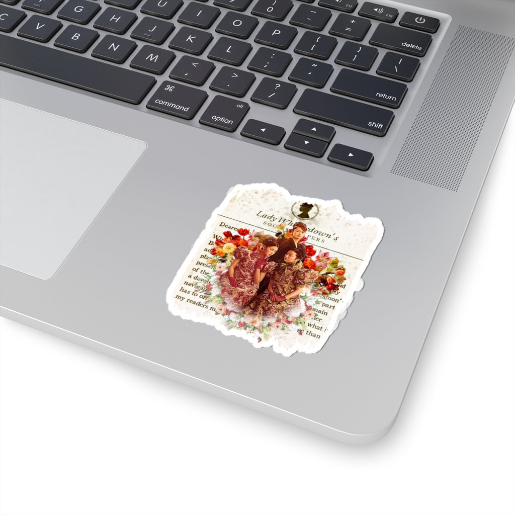 Posy, Rosamund & Araminta Lady Whistledown Society Papers Netflix Sticker
