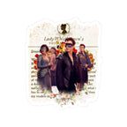 The Bridgertons Masquerade Ball Lady Whistledown Society Papers Netflix Sticker