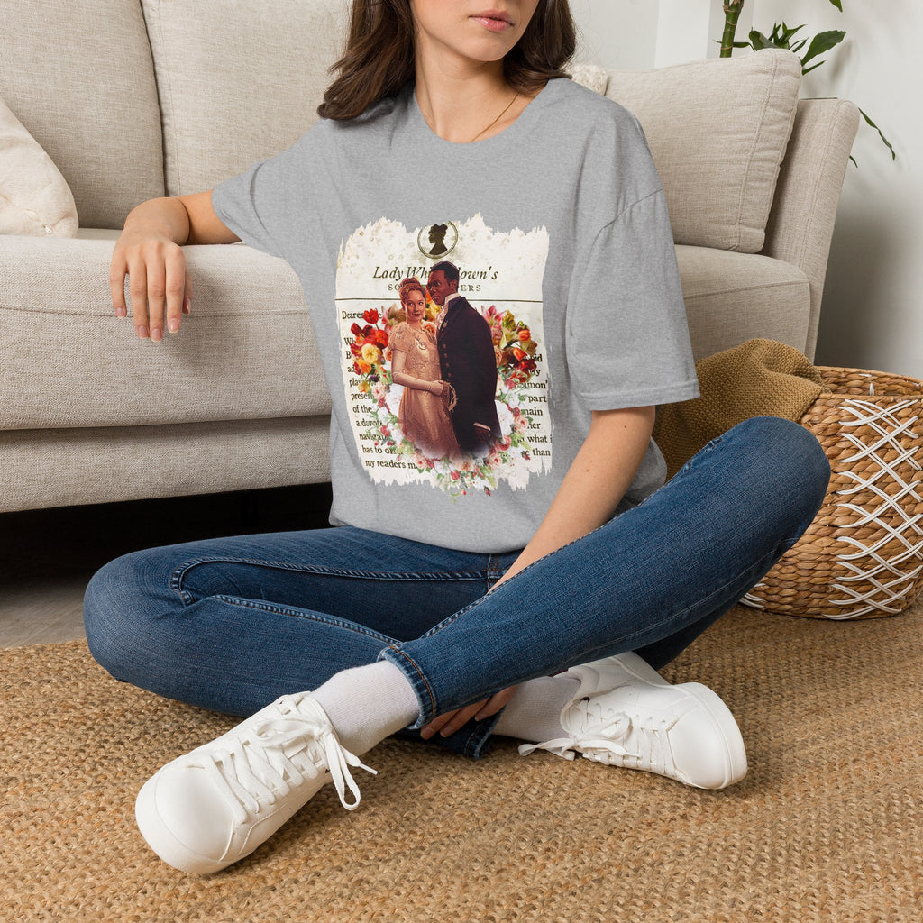 John Stirling & Francesca Bridgerton Stirling Lady Whistledown Society Papers Netflix T-Shirt