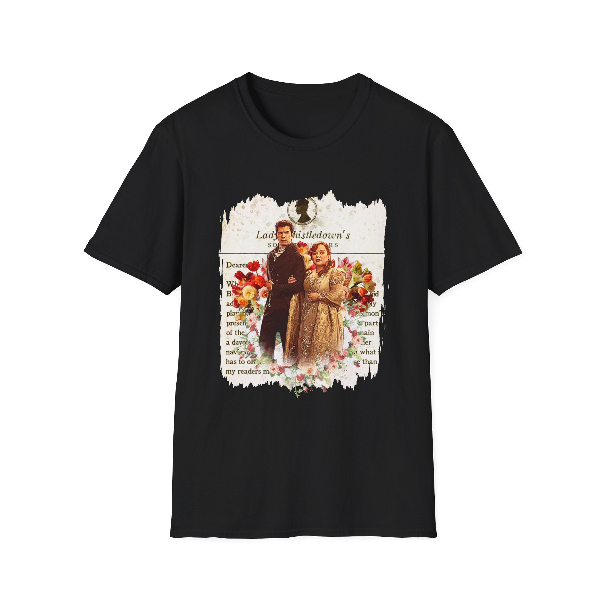 Colin Bridgerton & Penelope Bridgerton Lady Whistledown Society Papers Netflix T-Shirt