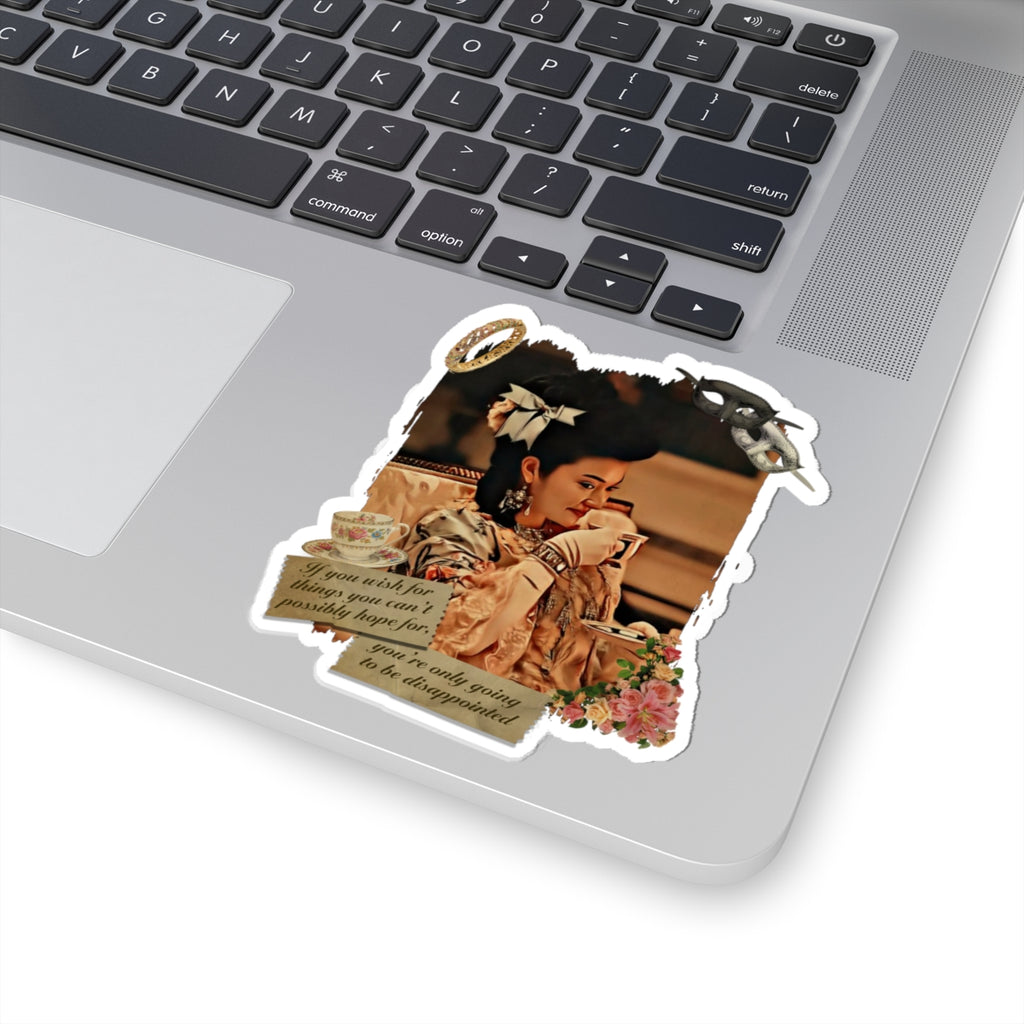 If You Wish For Things You Can't Possibly Hope For Rosamund Li Bridgerton Netflix Sticker