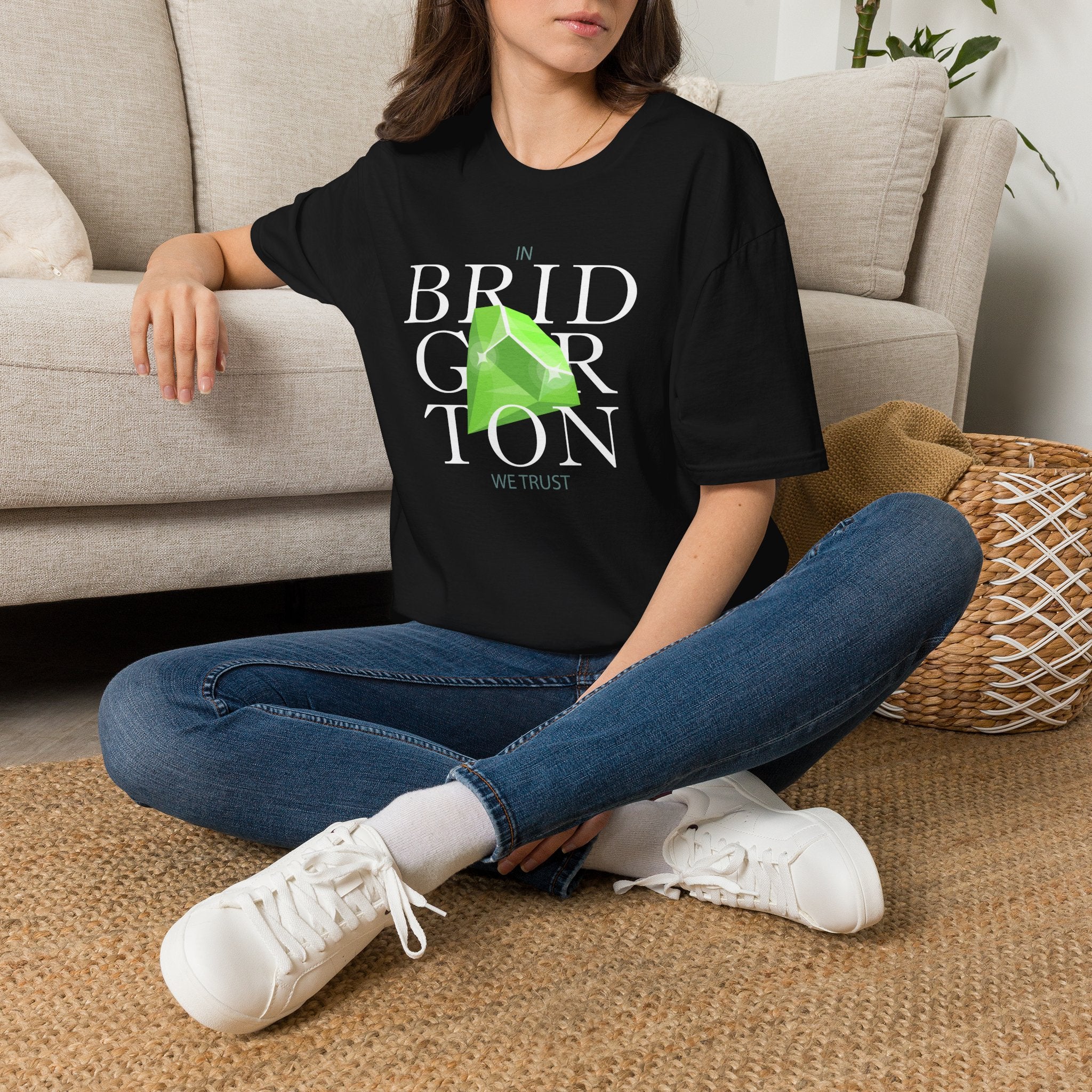 In Bridgerton We Trust Emerald Netflix T-Shirt