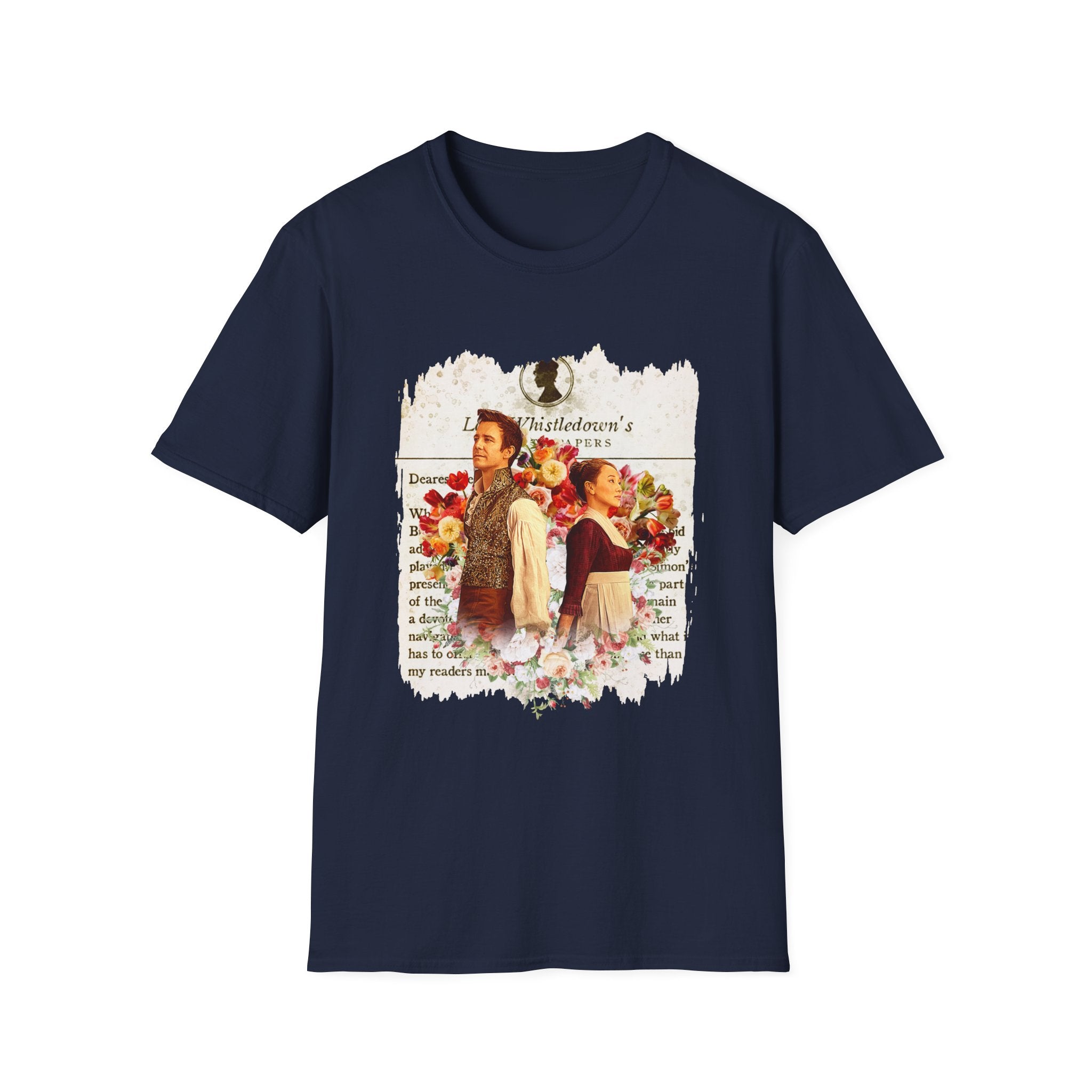 Benedict Bridgerton & Sophie Baek Back To Back Lady Whistledown Society Papers Netflix T-Shirt