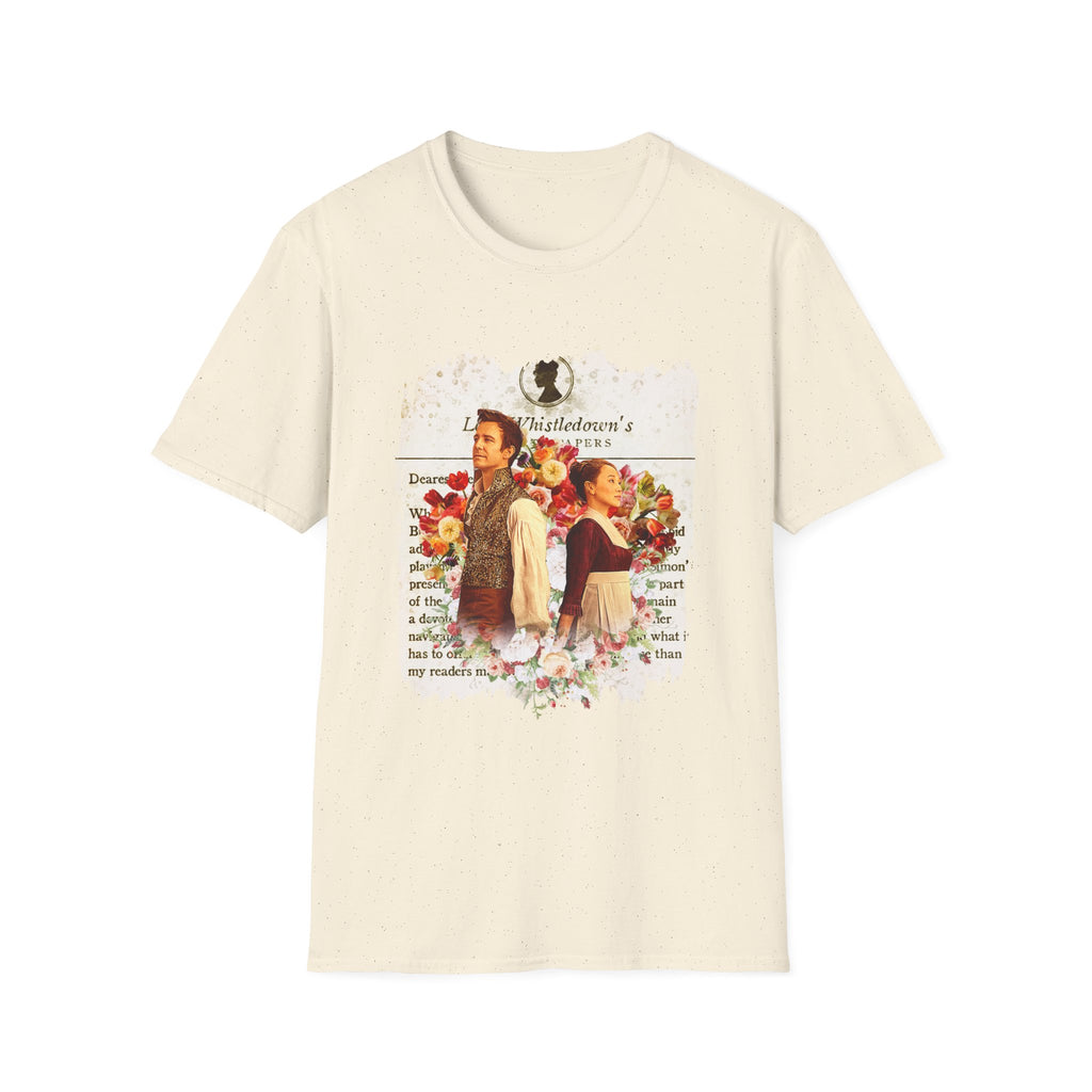 Benedict Bridgerton & Sophie Baek Back To Back Lady Whistledown Society Papers Netflix T-Shirt