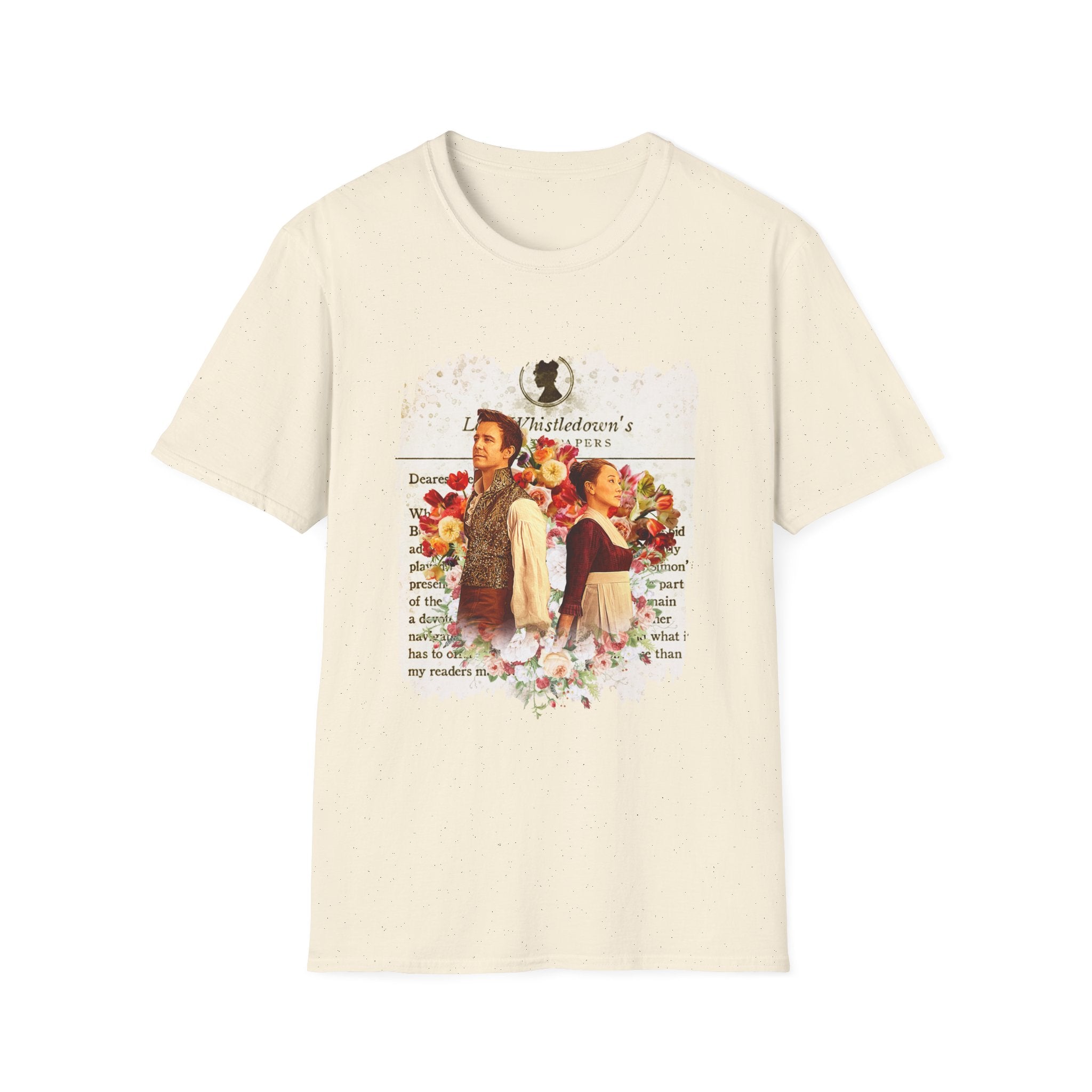 Benedict Bridgerton & Sophie Baek Back To Back Lady Whistledown Society Papers Netflix T-Shirt