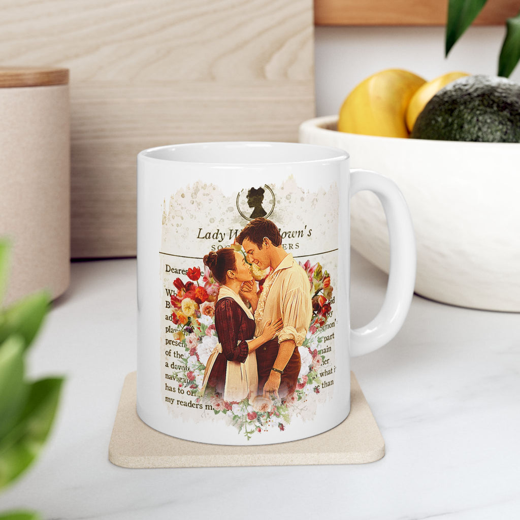 Benedict Bridgerton & Maid Sophie Baek Lady Whistledown Society Papers Netflix Mug