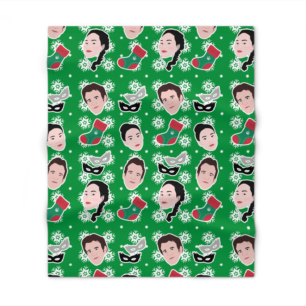 Benophie Benedict & Sophie Benophie Christmas Bridgerton Netflix Throw Blanket